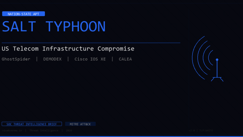 Salt Typhoon APT Analysis 2025: GhostSpider Malware, US Telecom Breach, and Threat Hunting Queries for SOC Teams