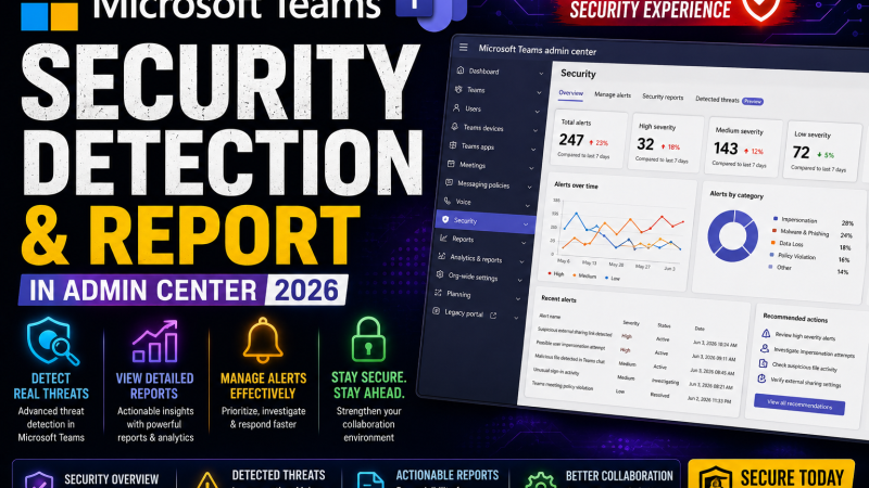 Microsoft Launches Security Detection Report in Teams Admin Center: Impersonation, Malicious URLs & Weaponizable Files – Technical Analysis (August 2026)